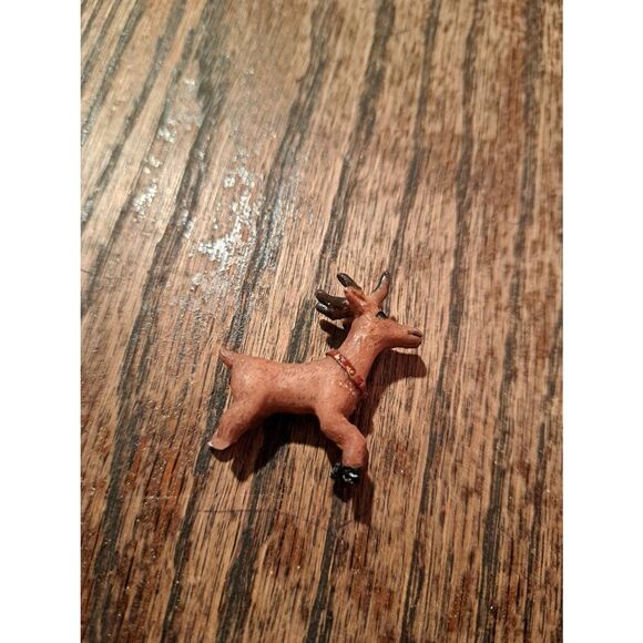 MerryBrite Fiber Optic Snow House Light Up Santa Reindeer Christmas Holiday 14" - Picture 10 of 12